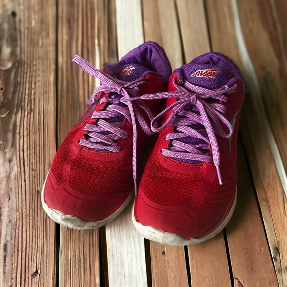 Avia Running Shoes Red Purple Gray Womens US Size 9 - Picture 5 of 10